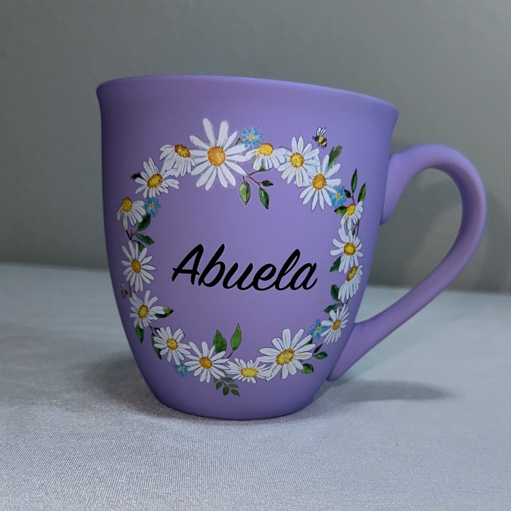 Austin & Ash Lavender Daisy Ceramic Mug